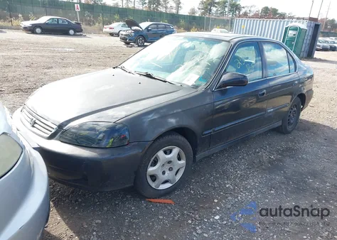 1999 Honda Civic Ex z USA, uszkodzony, nr VIN 2HGEJ8645XH551253